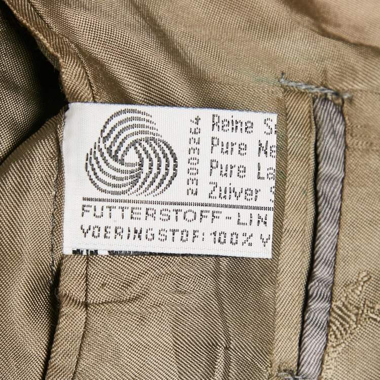 Pre Owned Burberry Multicolor Houndstooth Wool Single Breasted Blazer XL