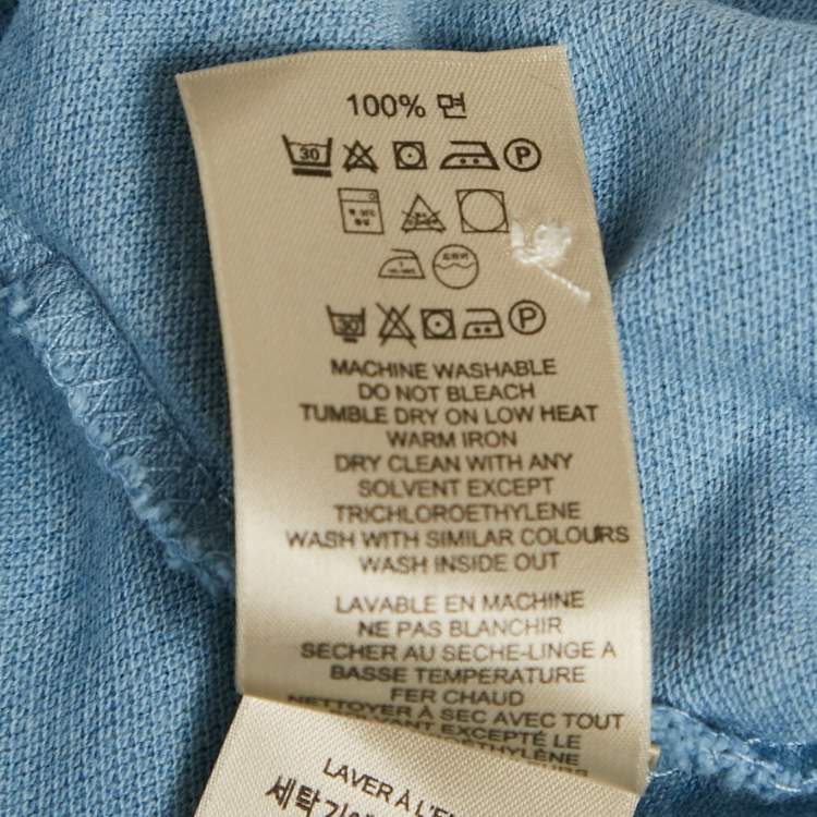 Pre Owned Burberry Brit Blue Cotton Knit T-Shirt S