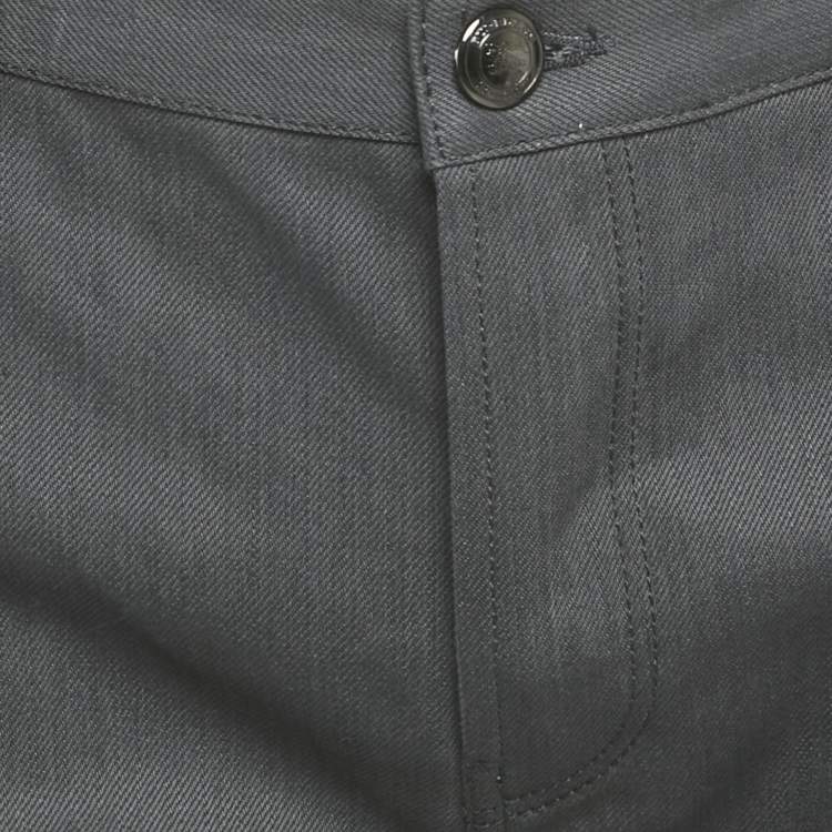 Pre Owned Burberry Grey Denim Regular Fit Jeans L/Waist 33"