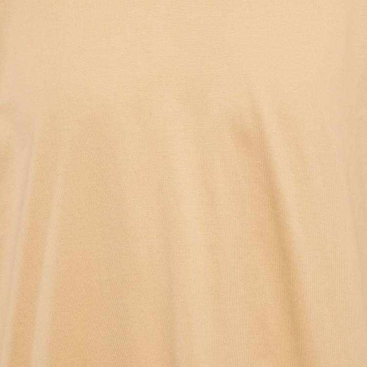 Pre Owned Burberry Beige Jersey Monster Graphic Print Swaddon T-shirt L