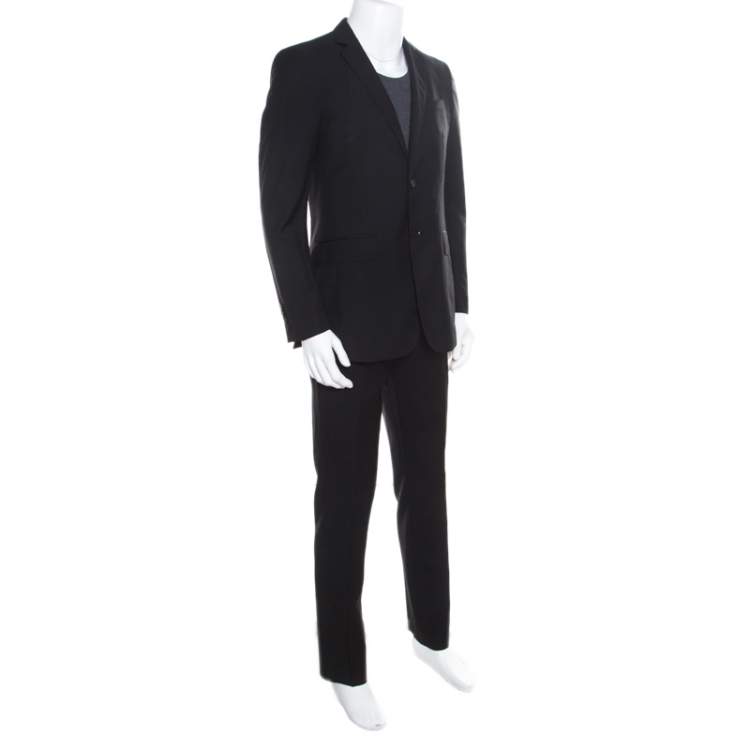 Burberry London Black Wool Tailored Suit M Burberry | TLC