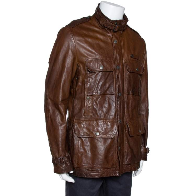 Louis Vuitton Leather Outer Shell Brown Coats, Jackets & Vests for Men for  Sale, Shop New & Used