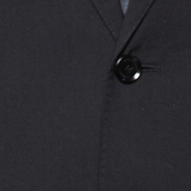 Pre Owned Burberry London Black Wool Classic Tailored Blazer M