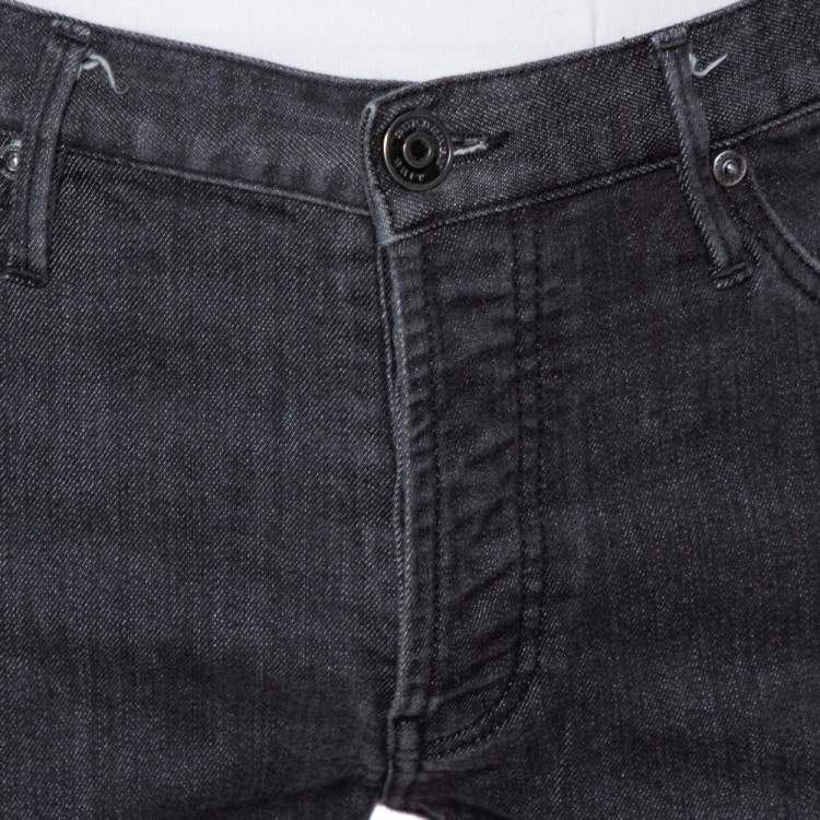 Pre Owned Burberry Brit Black Denim Swaine Straight Fit Jeans M