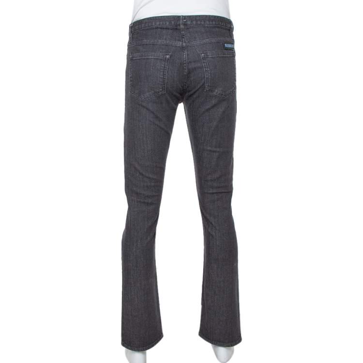 Pre Owned Burberry Brit Black Denim Swaine Straight Fit Jeans M