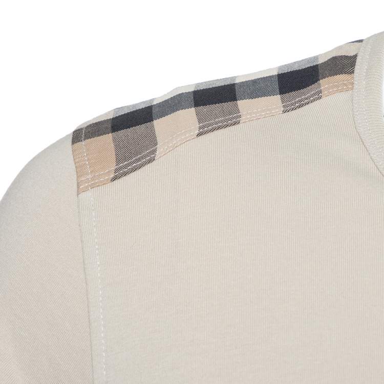 Mens burberry shoulder patch shirt best sale