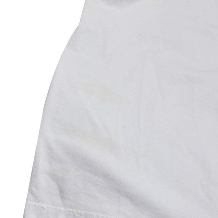 Pre Owned Burberry White Cotton Monogram Logo Printed Short Sleeve T-Shirt M 