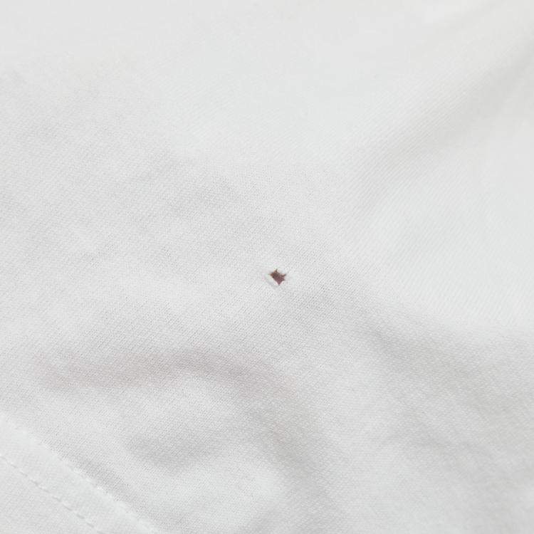 Pre Owned Burberry White Cotton Monogram Logo Printed Short Sleeve T-Shirt M 