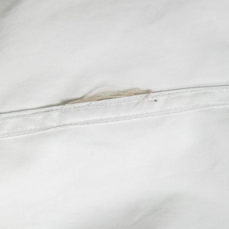 Pre Owned Burberry White Cotton Button Front Shirt XS