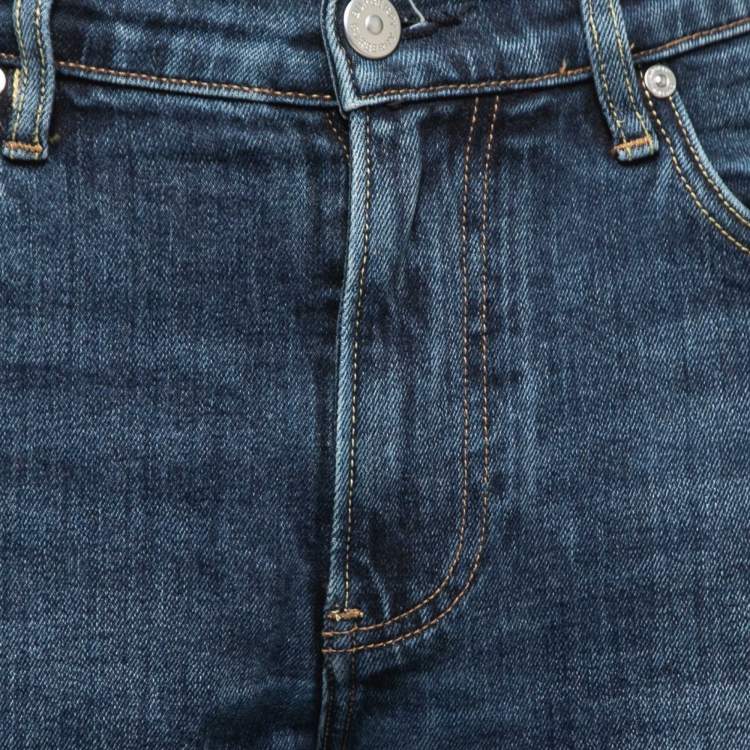 Pre Owned Burberry Blue Denim Slim Jeans S Waist 31"