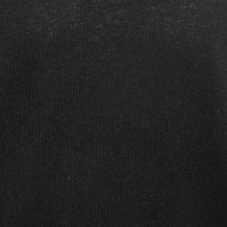 Pre Owned Burberry Black Wool Crew Neck Pullover L
