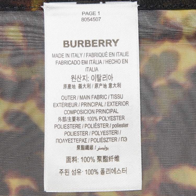 Pre Owned Burberry Black Printed Crewneck Tank Top M