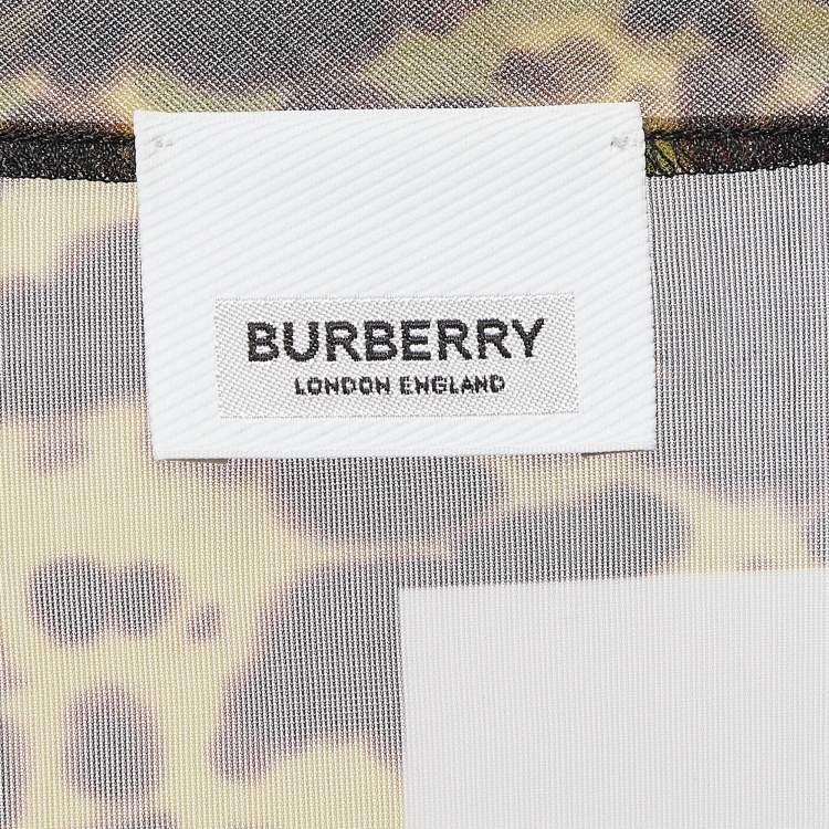 Pre Owned Burberry Black Printed Crewneck Tank Top M