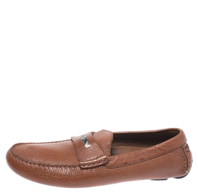Burberry Brown Leather Loafers Size 42 Burberry | TLC