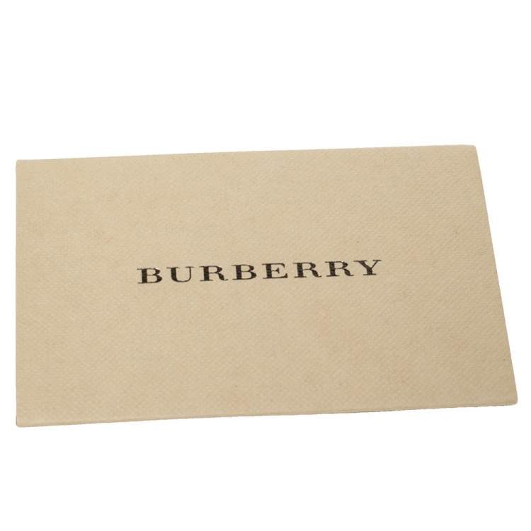 Pre Owned Burberry Black House Check Canvas And Leather Sneakers Size 44