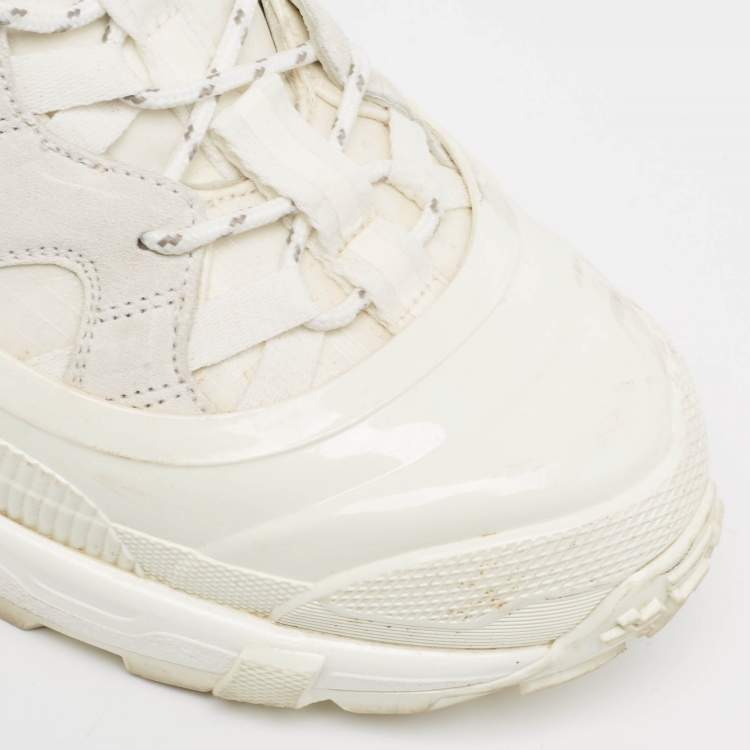 Pre Owned Burberry Fabric and Rubber Low Top Sneakers Size 44.5
