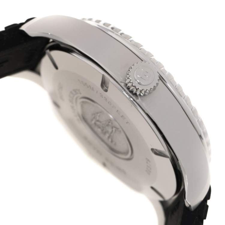 Pre Owned Burberry Grey Stainless Steel Silicon Rubber South Pole Expedition BU7501 Men's Wristwatch 43 mm