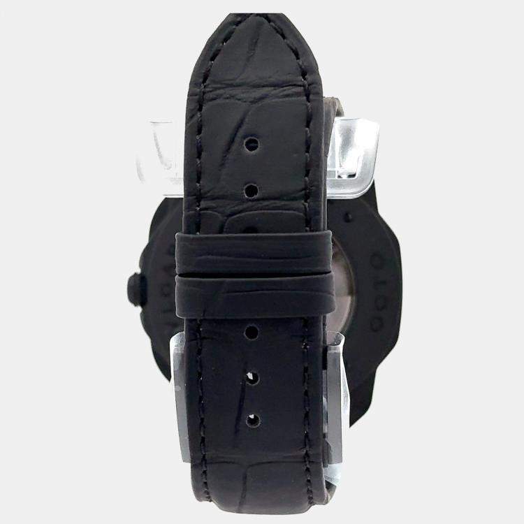 Pre Owned Bvlgari Octo Roma 103932 Automatic Black Stainless Steel Men’s Wristwatch 42 mm