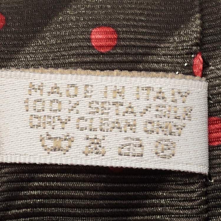 Pre Owned Bvlgari Green Dotted Stripe Silk Traditional Tie 