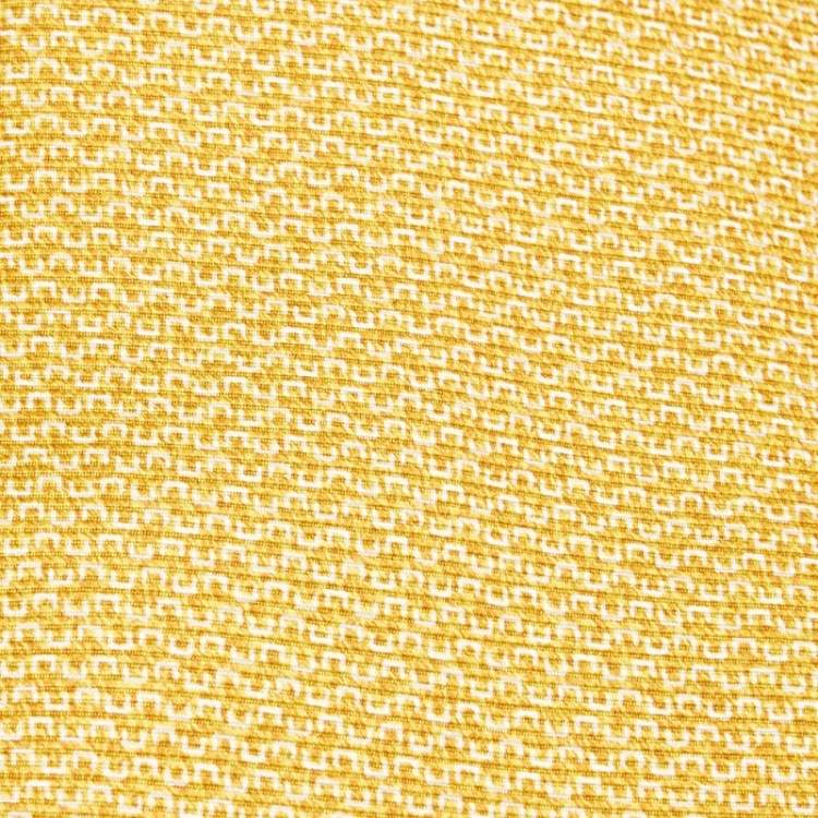 Pre Owned Bvlgari Vintage Yellow Printed Silk Tie