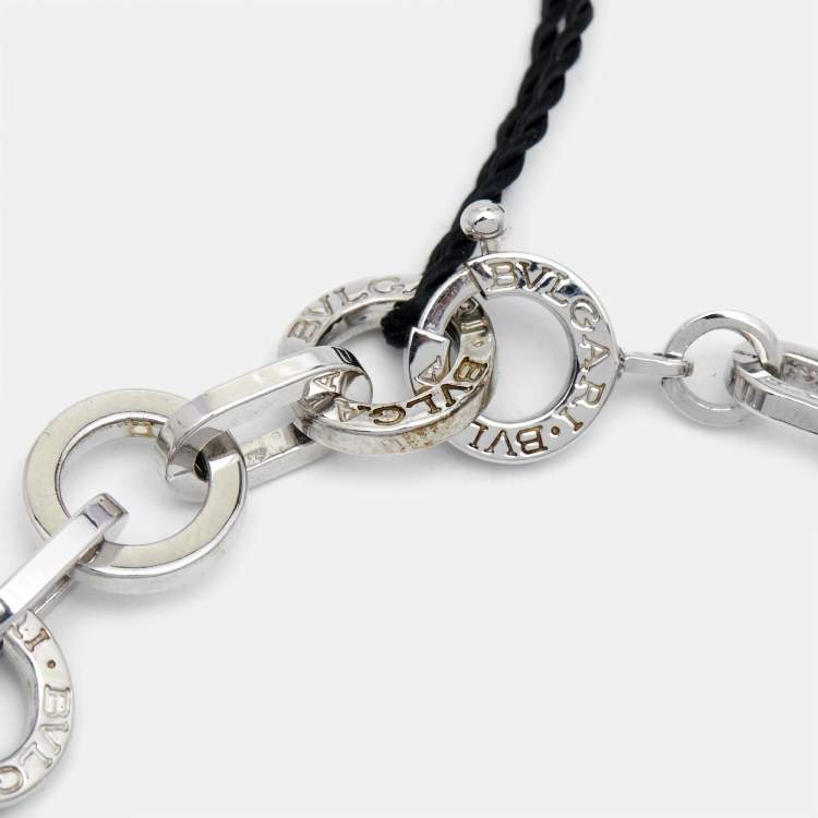 Pre Owned Bvlgari Bvlgari Link Sterling Silver Link Bracelet