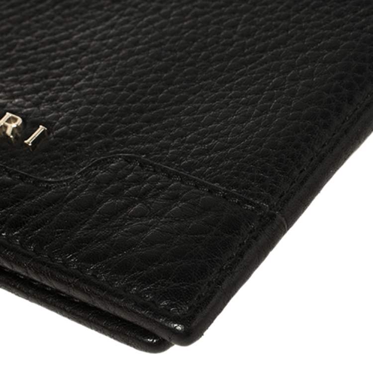 مملوكة مسبقًا Bvlgari Black Leather Bifold Wallet