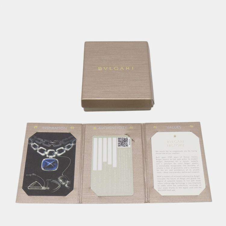 Pre Owned Bvlgari B.Zero1 Legend 18K Rose Gold Ceramic Pendant Necklace