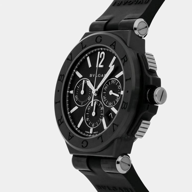 Pre Owned Bvlgari Diagono DG 42 BSC CH 42 mm Automatic Chronograph Men's Wristwatch 42MM