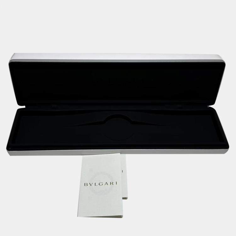 Pre Owned Bvlgari Bvlgari-Bvlgari Aluminium Chronograph 103868 Automatic Aluminium Black Dial Men's Wristwatch 40mm