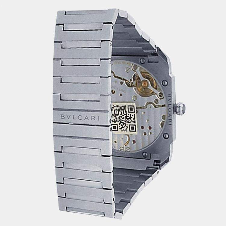 Pre Owned Bvlgari Octo Finissimo 103297 Automatic Black Stainless Steel Men’s Wristwatch 40 mm