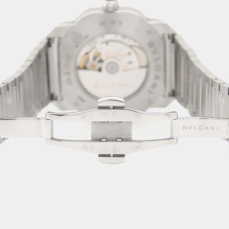 مملوكة مسبقًا Bvlgari Octo OC41S Automatic Stainless Steel Men's Wristwatch 41 mm