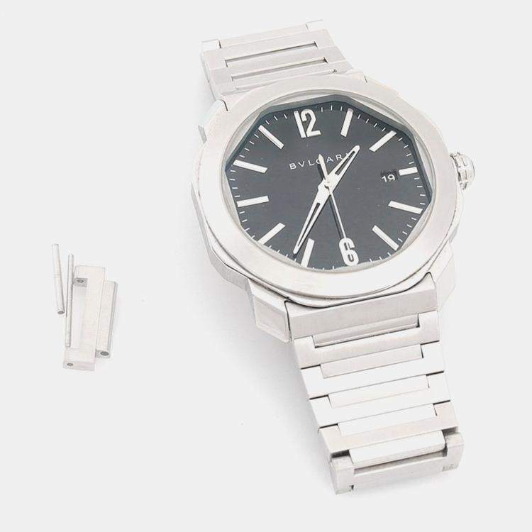 مملوكة مسبقًا Bvlgari Octo OC41S Automatic Stainless Steel Men's Wristwatch 41 mm