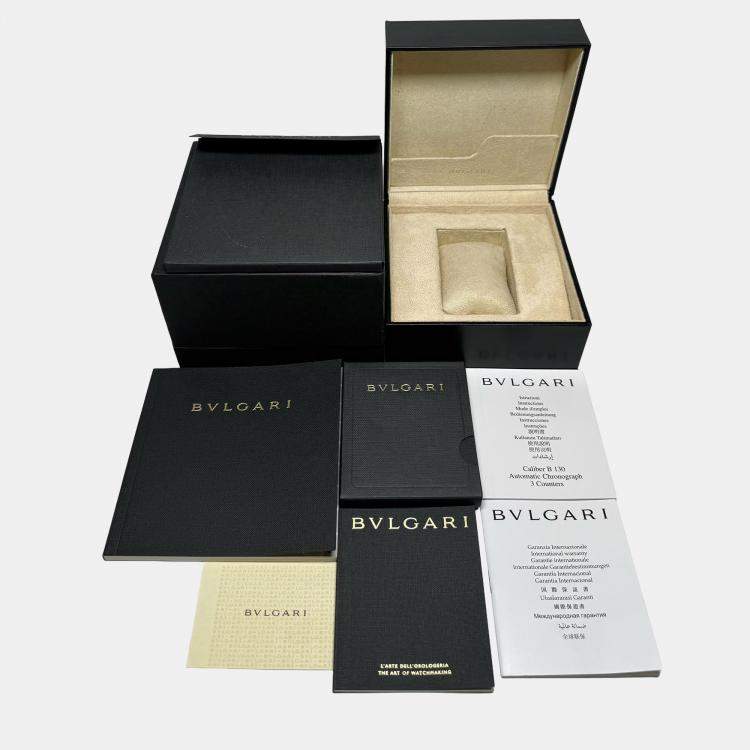 Pre Owned Pre-Owned Bvlgari Diagono Chronograph DG42SCCH BLK Automatic 42 mm