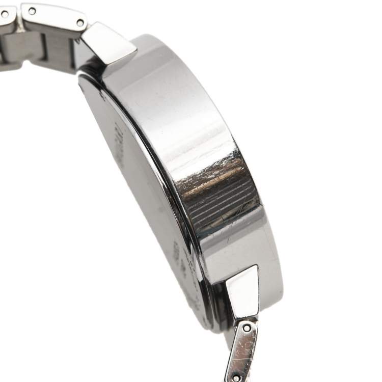 Pre Owned Bvlgari Black Stainless Steel Bvlgari BB 42 SS CH Men's Wristwatch 42 mm