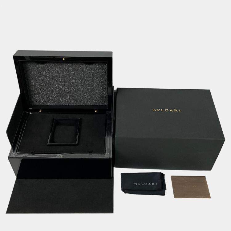 Pre Owned Bvlgari Octo Finissimo 103371 Automatic Black Titanium Men’s Wristwatch 42mm