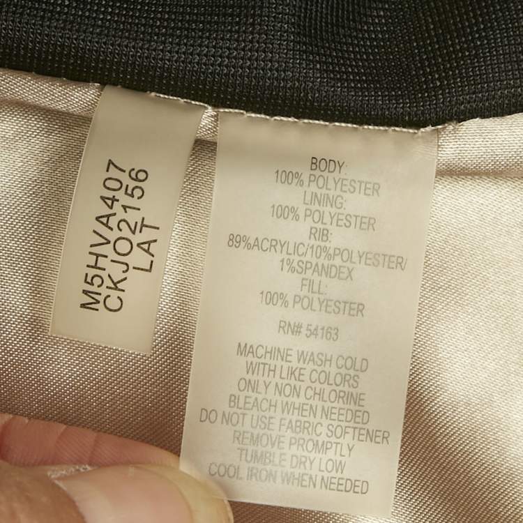 مملوكة مسبقًا Calvin Klein Beige Nylon Quilted Vest L