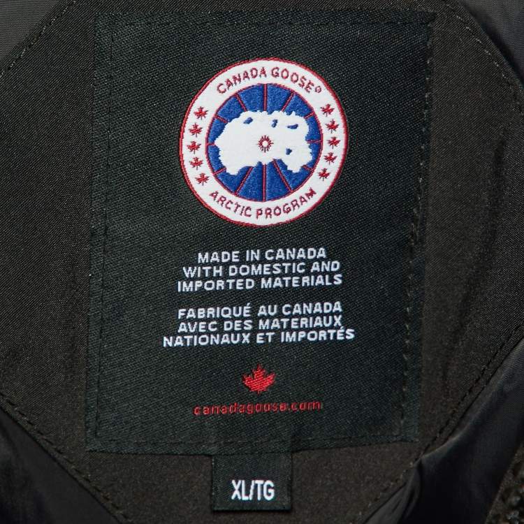 Pre Owned Canada Goose Black Down Forester Jacket XL