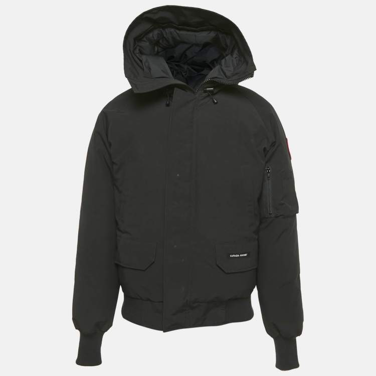 Pre Owned Canada Goose Black Synthetic Chilliwack Down  Jacket M