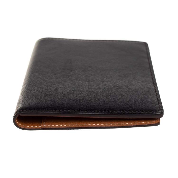Pre Owned Cartier Black Leather Passport Holder