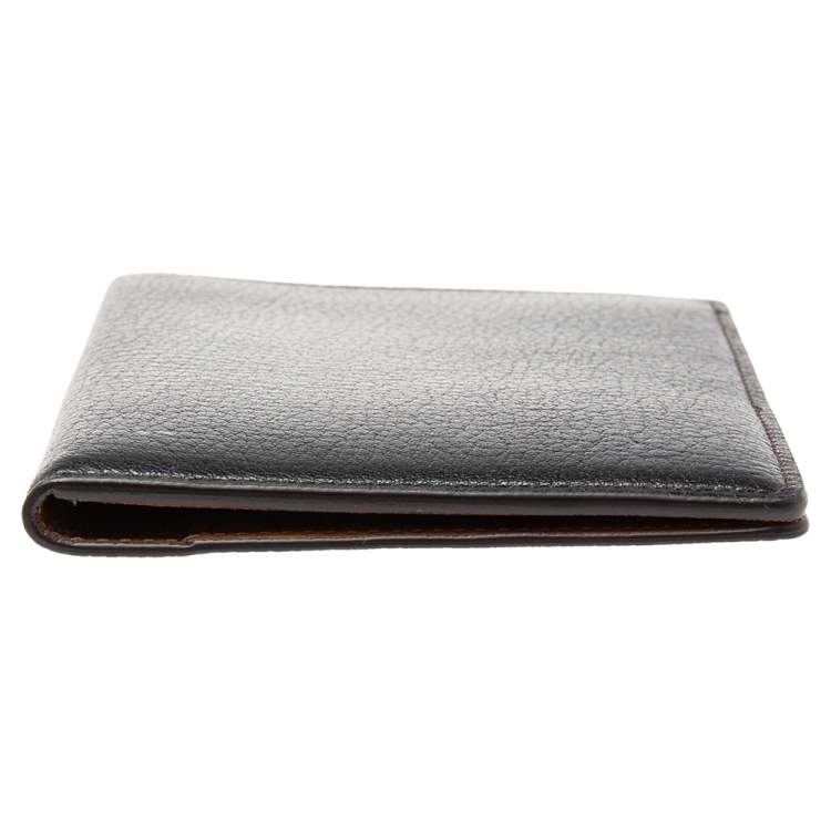 Pre Owned Cartier Black Leather Passport Holder