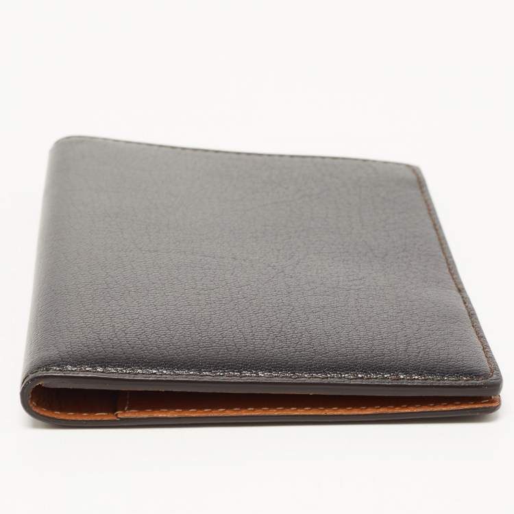 Pre Owned Cartier Black Leather Passport Holder