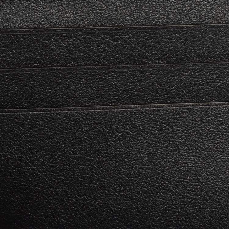 Pre Owned Cartier Black Leather Simple Card Holder