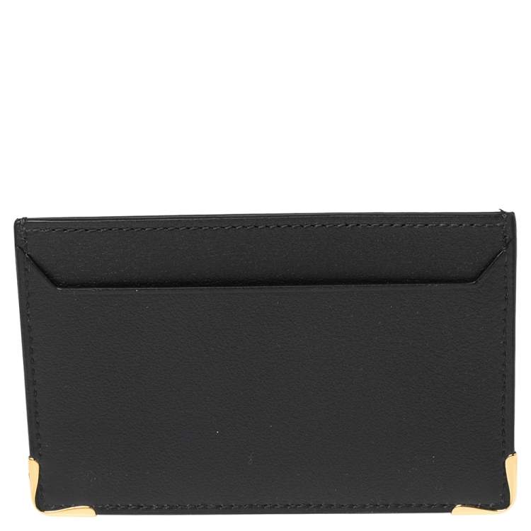 مملوكة مسبقًا Cartier Black Leather Must de Cartier Card Holder