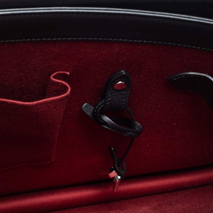مملوكة مسبقًا Cartier Black Leather Must De Cartier Briefcase