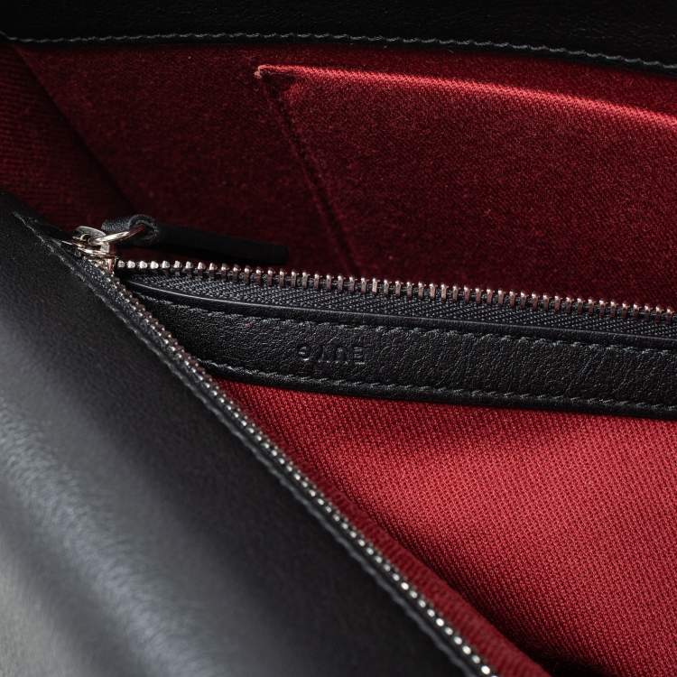 مملوكة مسبقًا Cartier Black Leather Must De Cartier Briefcase