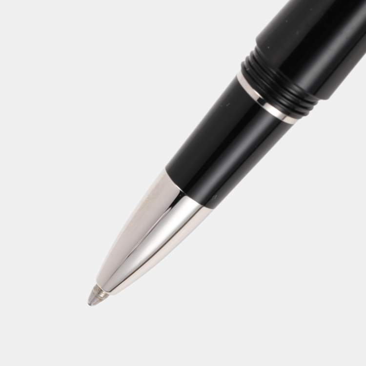 Pre Owned Cartier Black Composite Santos Duomo de Cartier Ballpoint Pen