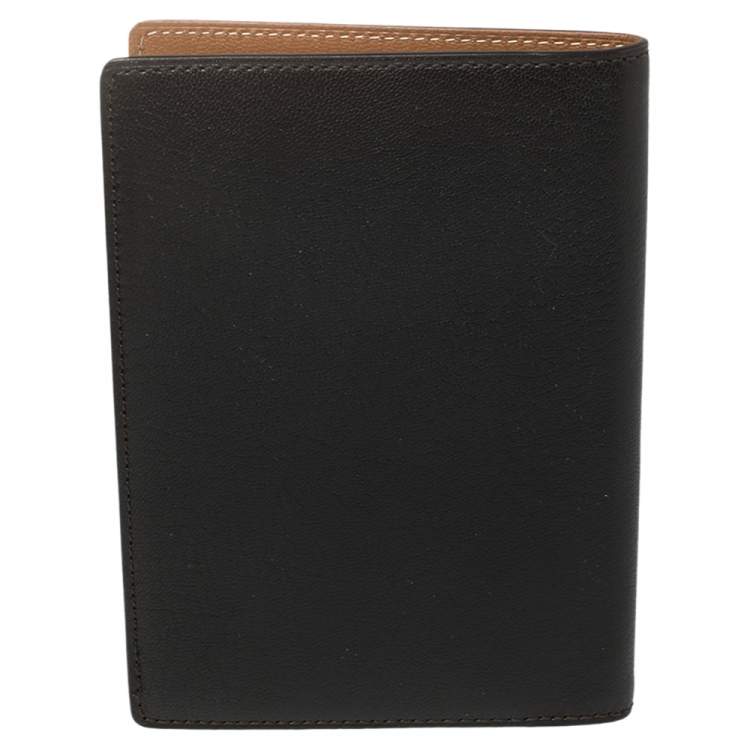 Pre Owned Cartier Black Leather Passport Holder