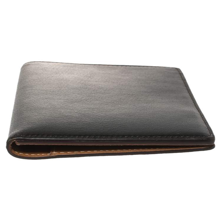 Pre Owned Cartier Black Leather Passport Holder