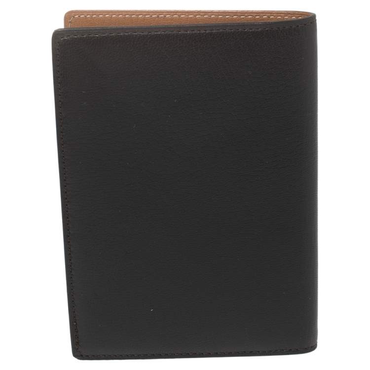 Pre Owned Cartier Black Leather Passport Holder
