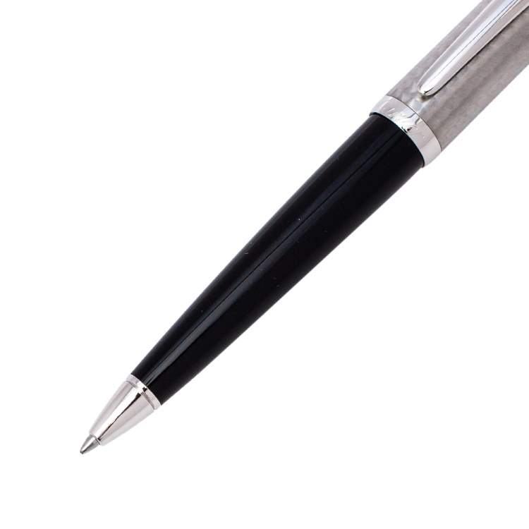 Cartier R De Cartier Palladium Finish Black Composite BallPoint